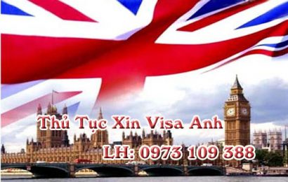 Thủ tục xin visa đi Anh